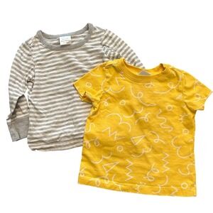 Hanna Andersson‎ Size 2T Shirt Bundle 2 pc Lot Longsleeve Short Sleeve Play